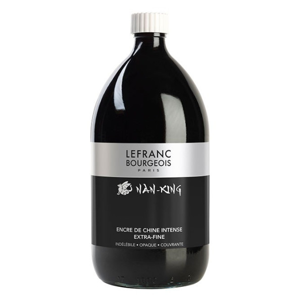 ENCRE DE CHINE NOIRE INTENSE "NAN-KING" 1L - LEFRANC & BOURGEOIS