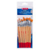 12 pinceaux - Peinture aquarelle - Assortiment formes - Synthétiques - Art Creation