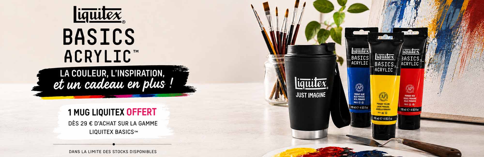 Offre cadeau basics liquitex