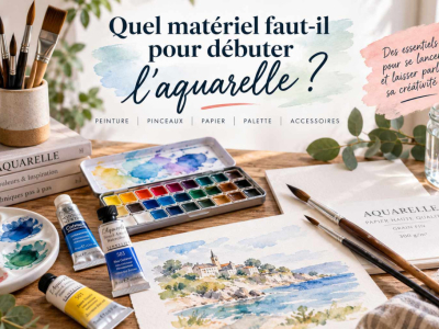 Quel matériel faut-il pour débuter l’aquarelle ?