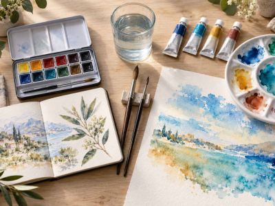 Aquarelle en godet ou en tube : quel format choisir ?