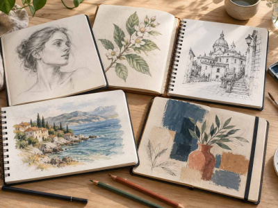 Quel carnet de croquis choisir selon sa technique ?