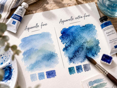 Aquarelle fine ou extra-fine : comment choisir selon sa pratique ?